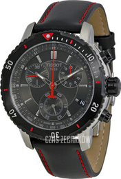 Tissot PRS 200 Czarny/Skóra Ø41 mm T067.417.26.051.00