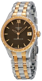 Tissot Czarny/Stal w kolorze różowego złota Ø36 mm T072.207.22.298.00