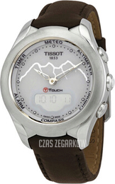 Tissot T-Touch Lady Solar Jungfraubahn Biały/Skóra Ø38 mm T075.220.16.011.10