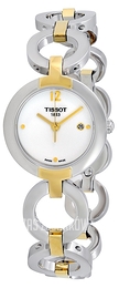 Tissot T-Trend Biały/Stal w odcieniu złota Ø28 mm T084.210.22.017.00