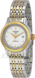 Tissot T-Classic Biały/Stal w odcieniu złota Ø29.5 mm T085.207.22.011.00