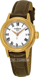 Tissot Biały/Skóra Ø28.5 mm T085.210.36.013.00