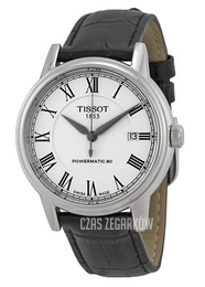 Tissot T-Classic Carson Automatic Biały/Skóra Ø40 mm T085.407.16.013.00