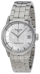 Tissot Luxury Automatic Jungfraubahn Lady Srebrny/Stal Ø33 mm T086.207.11.031.10