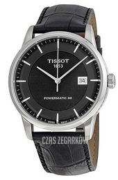 Tissot T-Classic Luxury Automatic Czarny/Skóra Ø41 mm T086.407.16.051.00