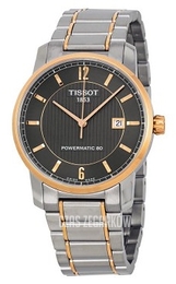 Tissot Quicster Chronograph Szary/Stal w kolorze różowego złota Ø40 mm T087.407.55.067.00
