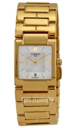 Tissot Tissot T-Trend Biały/Stal w odcieniu złota 31x23 mm T090.310.33.111.00