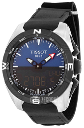Tissot T-Touch Expert Solar Wielokolorowy/Skóra Ø45 mm T091.420.46.041.00