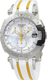 Tissot T-Race Biały/Guma Ø45.25 mm T092.417.17.111.00