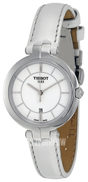 Tissot T-Lady Flamingo Biały/Skóra Ø26 mm T094.210.16.011.00