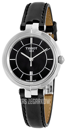 Tissot T-Lady Flamingo Czarny/Skóra Ø26 mm T094.210.16.051.00