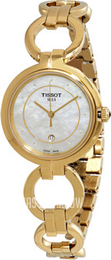 Tissot T-Lady Biały/Stal w odcieniu złota Ø26 mm T094.210.33.116.00