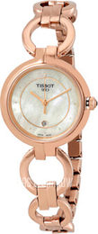 Tissot T-Lady Biały/Stal w kolorze różowego złota Ø30 mm T094.210.33.116.01