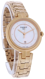 Tissot Flamingo Biały/Stal w kolorze różowego złota Ø30 mm T094.210.33.116.02