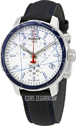 Tissot Quickster Srebrny/Skóra Ø42 mm T095.417.17.037.00