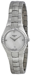 Tissot T-Lady Round Biały/Stal Ø25.9 mm T096.009.61.116.00