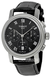 Tissot Bridgeport Automatic Chronograph Czarny/Skóra Ø42 mm T097.427.16.053.00