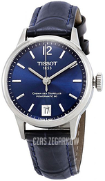 Tissot Chemin Des Tourelles Niebieski/Skóra Ø32 mm T099.207.16.047.00