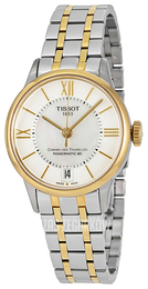 Tissot Chemin Des Tourelles Automatic Lady Biały/Stal w odcieniu złota Ø32 mm T099.207.22.118.00