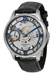 Tissot Chemin des Tourelles Squelette Srebrny/Skóra Ø42 mm T099.405.16.418.00