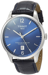 Tissot Chemin Des Tourelles Niebieski/Skóra Ø42 mm T099.407.16.047.00