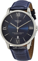Tissot T-Classic Niebieski/Skóra Ø42 mm T099.407.16.048.00