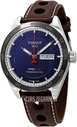 Tissot Prs 516 Niebieski/Skóra Ø42 mm T100.430.16.041.00