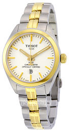 Tissot PR 100 Lady Cosc Srebrny/Stal w odcieniu złota Ø33 mm T101.251.22.031.00