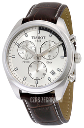 Tissot PR 100 Chronograph Gent Srebrny/Skóra Ø41 mm T101.417.16.031.00