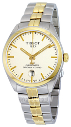 Tissot PR 100 Gent Cosc Srebrny/Stal w odcieniu złota Ø39 mm T101.451.22.031.00