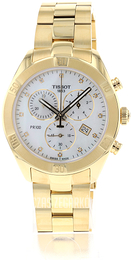 Tissot Pr 100 Biały/Stal w odcieniu złota Ø38 mm T101.917.33.116.01