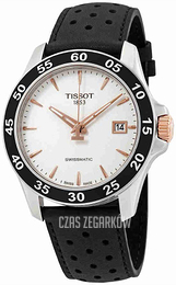 Tissot V8 Biały/Skóra Ø42.5 mm T106.407.26.031.00