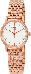Tissot T-Classic Biały/Stal w kolorze różowego złota Ø30 mm T109.210.33.031.00
