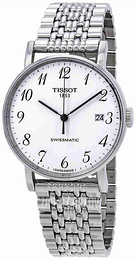 Tissot T-Classic Biały/Stal Ø40 mm T109.407.11.032.00