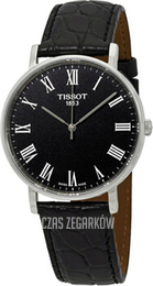 Tissot T-Classic Czarny/Skóra Ø38 mm T109.410.16.053.00