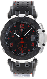 Tissot T-Race Czarny/Guma Ø43 mm T115.417.27.057.01