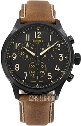 Tissot Chrono XL Czarny/Skóra Ø45 mm T116.617.36.052.03