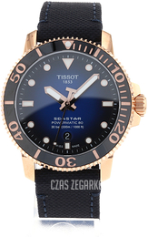 Tissot Seastar Niebieski/Skóra Ø43 mm T120.407.37.041.00