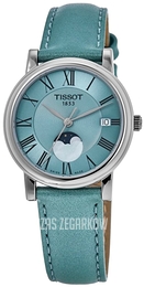 Tissot Carson Niebieski/Skóra Ø32 mm T122.223.16.353.00