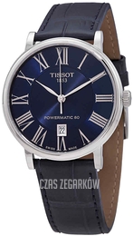Tissot Carson Niebieski/Skóra Ø40 mm T122.407.16.043.00