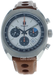 Tissot Heritage Biały/Skóra Ø43 mm T124.427.16.031.01