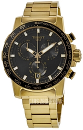 Tissot Supersport Chrono Czarny/Pozlacana Ø45.5 mm T125.617.33.051.01