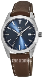Tissot T-Classic Niebieski/Skóra Ø40 mm T127.410.16.041.00