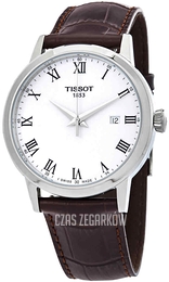 Tissot T-Classic Biały/Skóra Ø42 mm T129.410.16.013.00