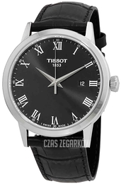 Tissot T-Classic Czarny/Skóra Ø42 mm T129.410.16.053.00