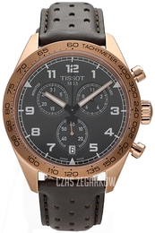 Tissot Prs 516 Czarny/Skóra Ø45 mm T131.617.36.082.00