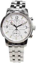 Tissot PRC 200 Biały/Stal Ø40 mm T17.1.586.32
