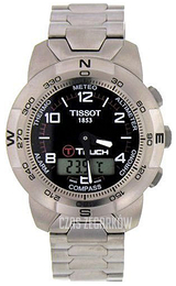 Tissot Czarny/Stal Ø42 mm T33.7.788.51