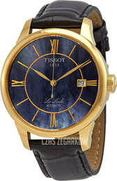 Tissot Le Locle Automatic Gent Czarny/Skóra Ø39.3 mm T41.5.423.93