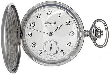 Tissot T-Pocket Savonnette Biały Ø49.4 mm T83.6.402.12
